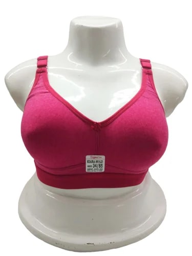 Ladies Plain Cotton Bra Size 32 34 36 38 40 44 Feature Comfortable Sigma Trading 3128