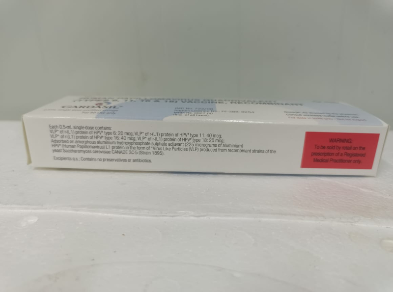 Gardasil injection, Form : PFS at Rs 3,000 / piece in Maharashtra ...