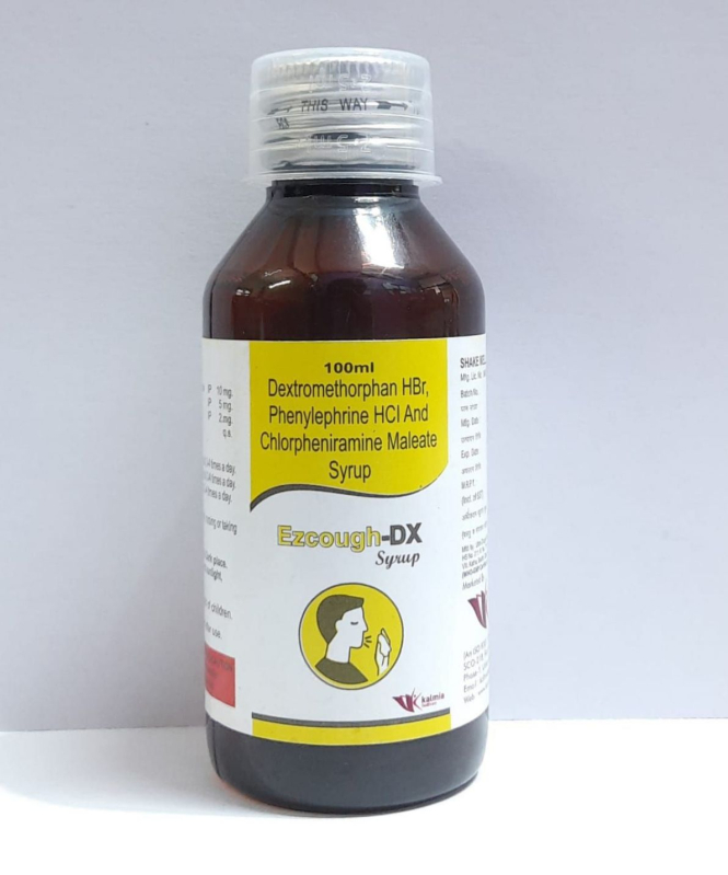 Ezcough-DX Syrup, Packaging Size : 100 Ml