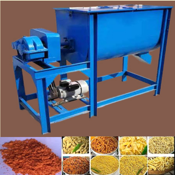 Electric Semi Automatic Namkeen Masala Mixing Machine Power Hp Capacity Kg Sri