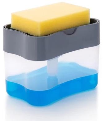 Matte Plastic Sponge Holder Soap Dispenser