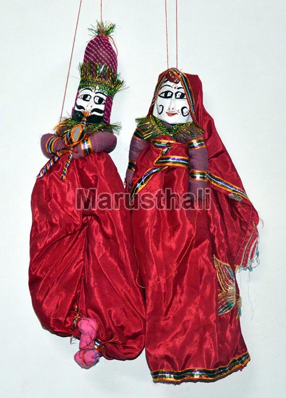 Marusthali Cotton B013cqmk06 Rajasthani Puppet, Color : Multicolor at ...