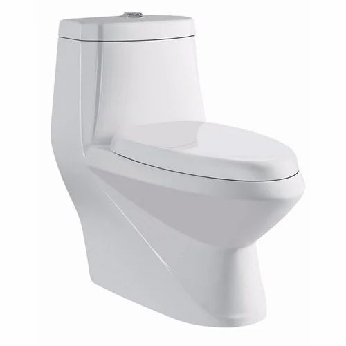 White Ceramic One Piece Commode, Shape Oval Gmstone Ceramic, Ranchi