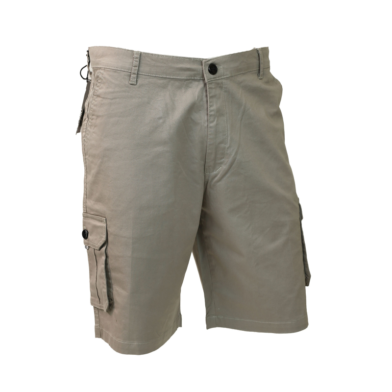 Mens Light Grey Cargo Shorts, Gender : Male, Feature : Skin Friendly ...