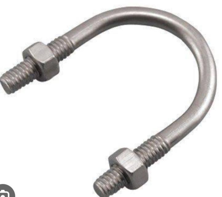 Galvanized Cast Iron Gi U Bolt Clamps, For Connect Pipe Flange, Length : 100mm