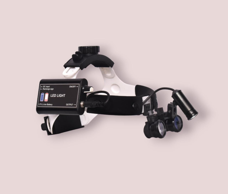 2.5X Surgical Loupe With Headlight, Certification CE Certified, Color