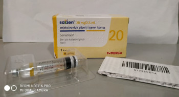 Saizen 20 Mg Injection, Form : Injectable
