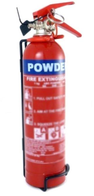 Safepro Mild Steel car fire extinguishers, Gas Type : Dry Chemical Powder