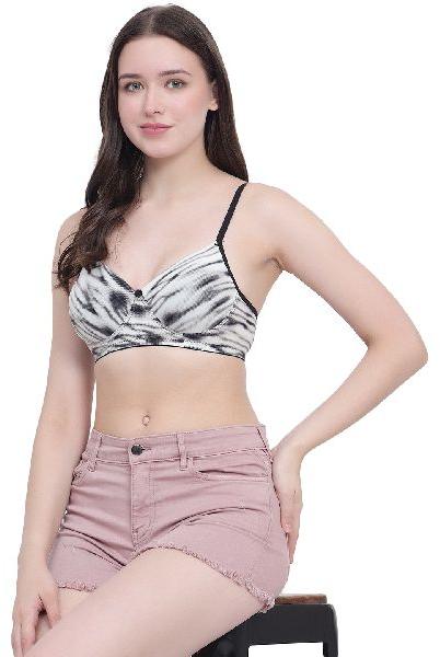 Tiger Print Padded Bra