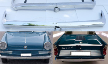 BMW 700 bumper  (1959&amp;ndash;1965) by stainless steel  (BMW 700 Sto&amp;szlig;f&amp;auml;nger)