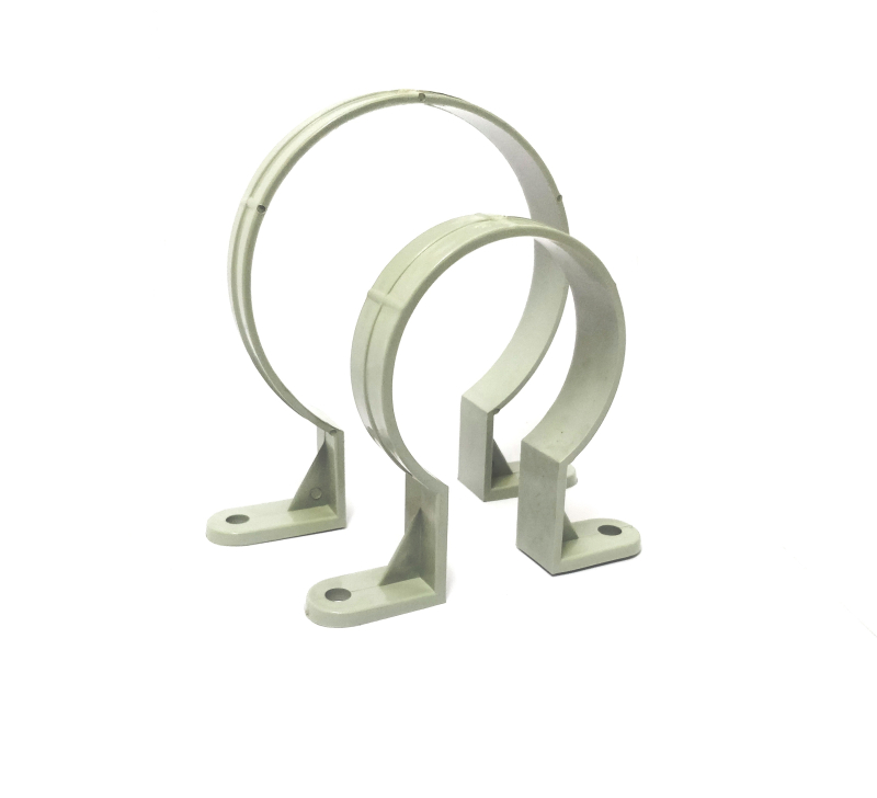 Grey Pvc Sang-v Swr Pipe Clip, Shape : Round