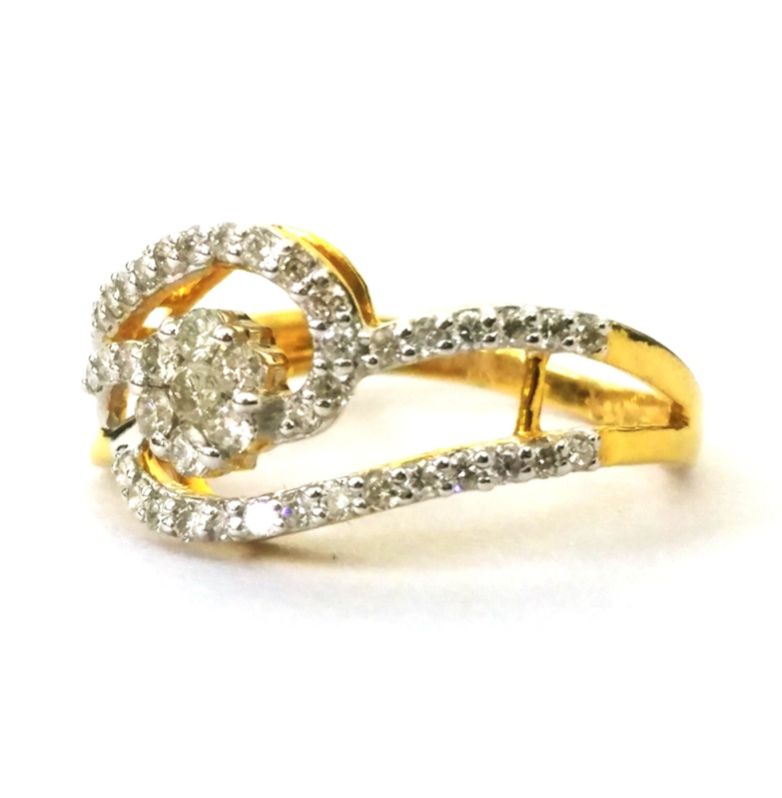 Diamond Studded Designer Ring For Women