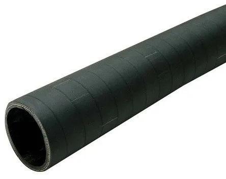 Black Round 25 Bar Water Delivery Rubber Suction Hose