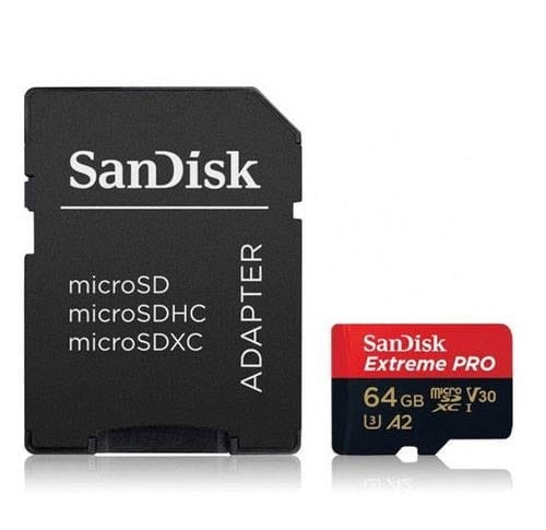 SanDisk micro sd card, Capacity : 64 GB