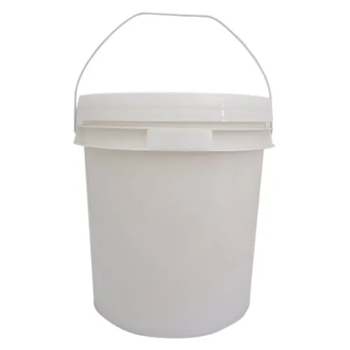 White plastic buckets, Capacity 10 Litre, Shape Round at Rs 76