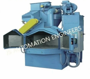 Rotary Table Shot Blasting Machine, for To Clean Dust, Rust, Paint, Laminate Surface, Casting Forging