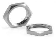 Cammy Hexagonal Metal M24x2 Lock Nut, Color : Silver