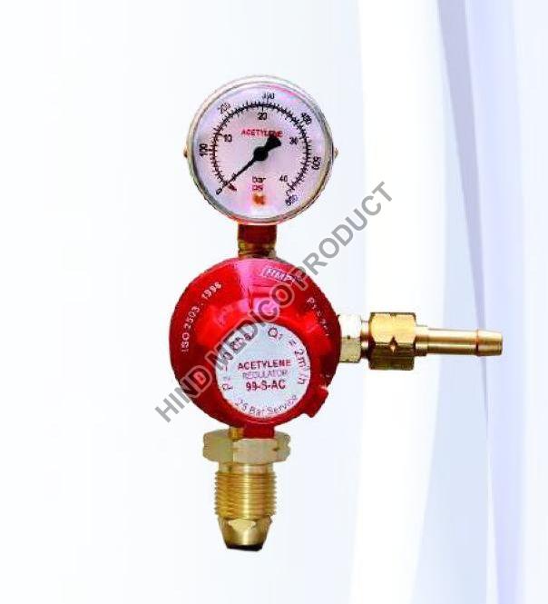 99-S-AC Acetylene Gas Pressure Regulator, Certification : IS 6901:2018/ISO 2503:2009