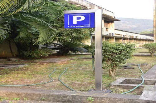 Rectangular Stainless Steel Parking Sign