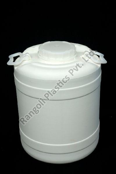 Round 30 Ltr Wide Mouth Plastic Drum, for Packaging, Cap Material : Platic