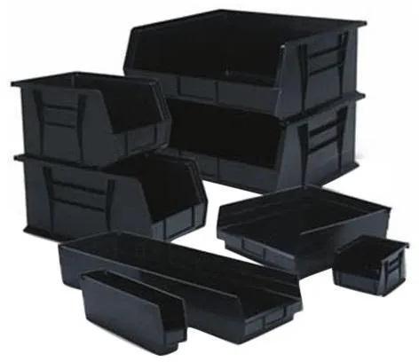 ARO Plastic ESD Component Bins, Color : Black