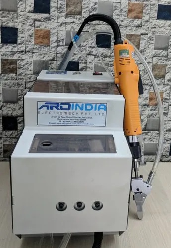 AROINDIA Black Screw Feeding Machine, Voltage : 110V/220V