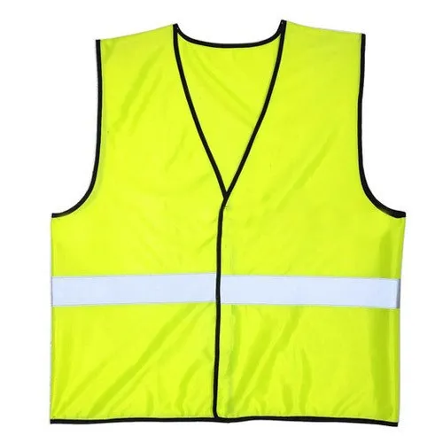 Polyester Safety Jacket, For Construction, Pattern : Plain at Rs 50 ...