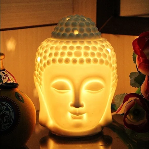 White Ceramic Buddha Electric Diffuser at Rs 380 / Piece in Delhi | The ...