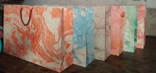 Handmade Paper Bags, Pattern : Printed