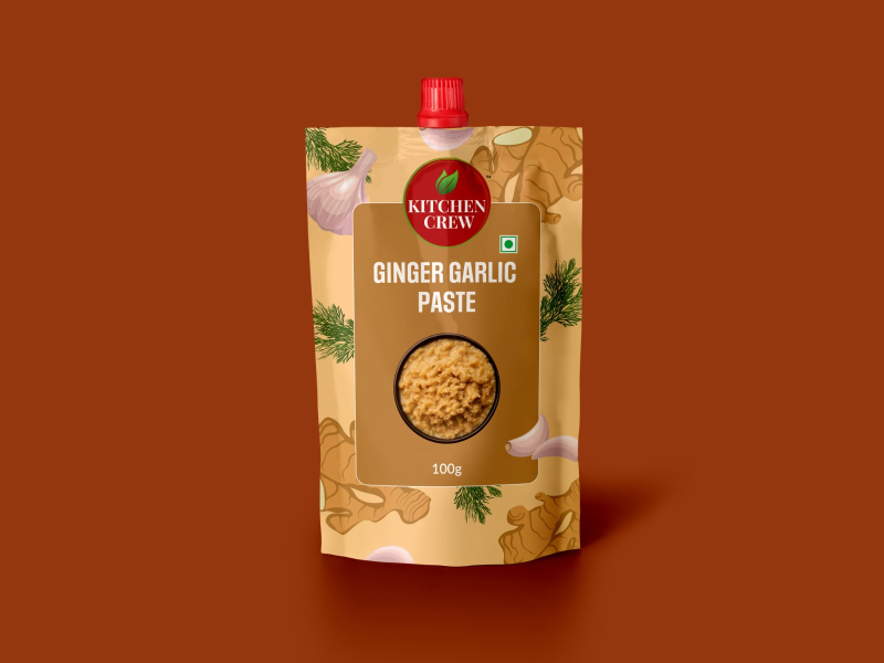 Kichen Crew Natural Ginger Garlic Paste, for Cooking, Specialities