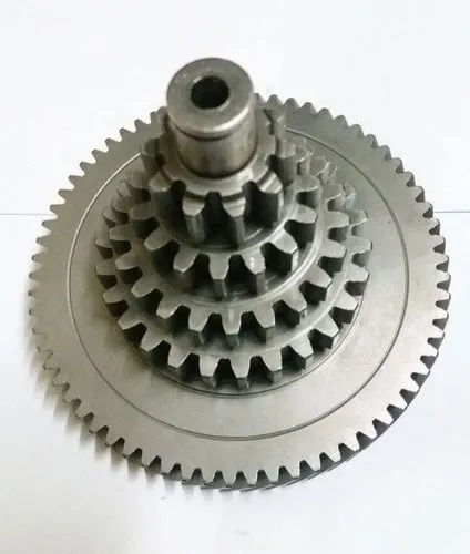 Alloy Steel Cluster Gear, Color : Silver