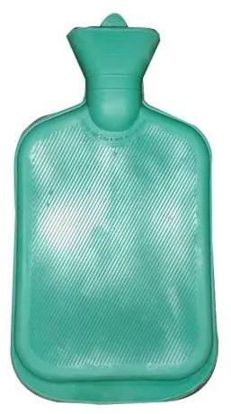 Green Rubber Hot Water Bottle, Capacity : 2 Litre