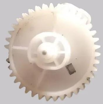 Round Plastic Fuser Drive Gear, Color : White
