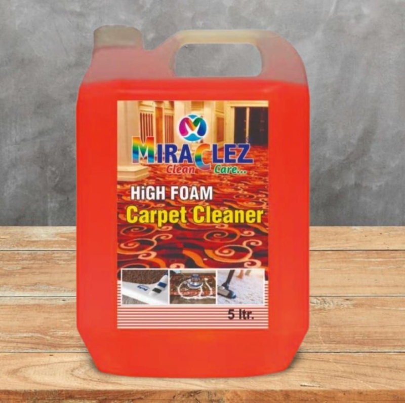 Miraclez High Foam Carpet Cleaner, Packaging Type : Plastic Bottle