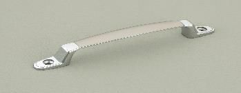 Polished Boot White Metal Handle, for Door Fittings, Size : 64MM