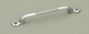 Round Front White Metal Handle, for Door Fittings, Size : 96MM