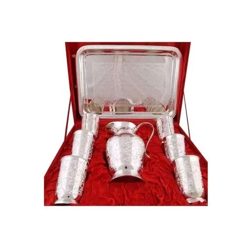 Silver Glass and Jug Set, Packaging Type Box at Rs 1,599 / Set in