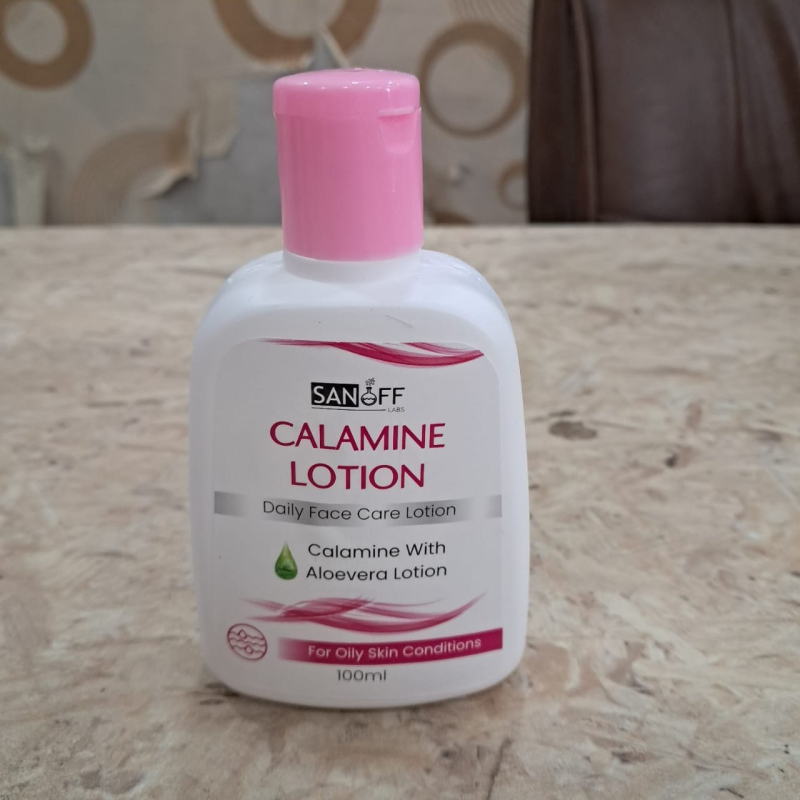 White Liquid Sanoff Calamine Lotion, Grade Medicine Grade, Packaging Type Plastic Bottle at