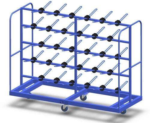 Mild Steel Bobbin Trolley, Load Capacity : 350-400kg