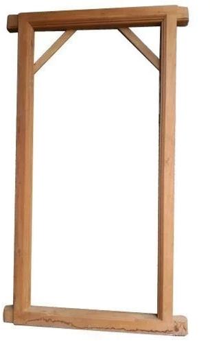 wooden door frame