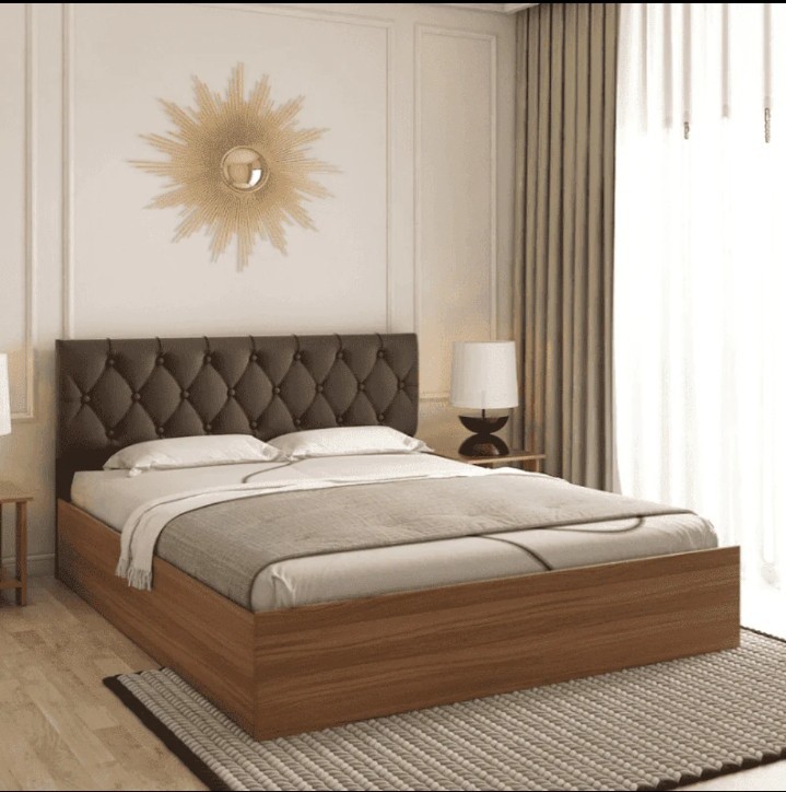 Non Polished Plywood DOUBLE SIZE BED, for Living Room, Hotel, Hospitals, Home, Bedroom, Dimension : 92 X 188 Cm