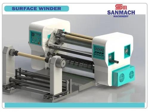 Sanmach Mild Steel Paper Slitting Winding Machine