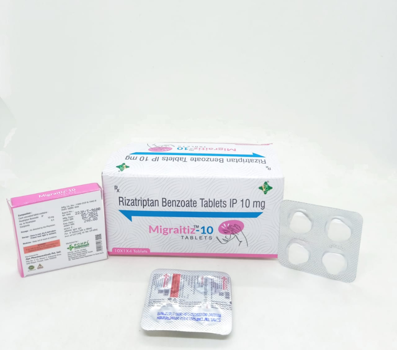 Rizatriptan Benzoate 10mg Tablets, for Clinical, Hospital