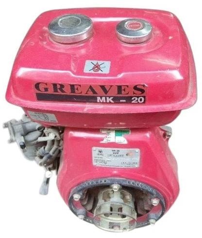 Greaves Red Mild Steel  Concrete Vibrator Engine, Power : 3 Hp