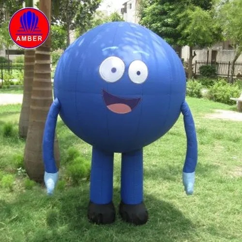 Plain Event Walking Inflatables, Color : Blue