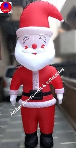 Nylon / Polyester Santa Inflatable