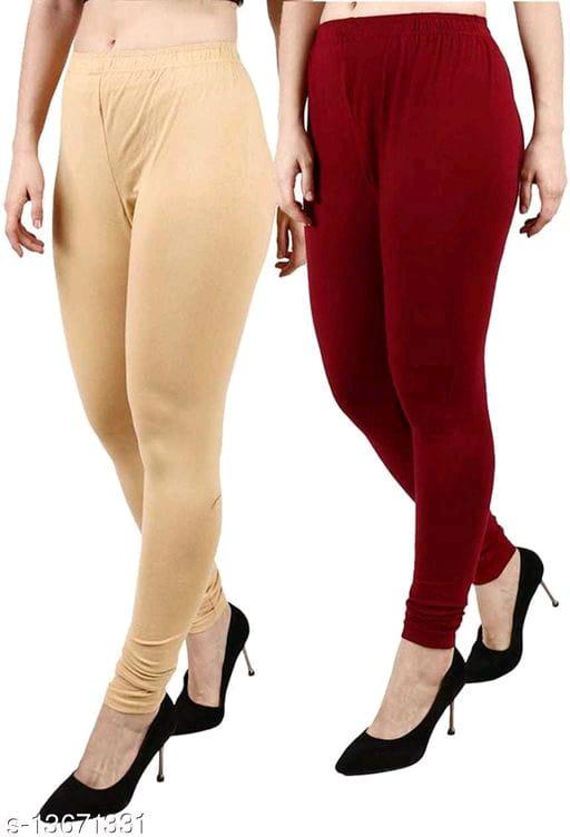 Chuidar Lycra Plain Leggings, Packaging Type : Poly Bag, Packaging Size : 2  Pieces at Rs 100 / piece in Noida