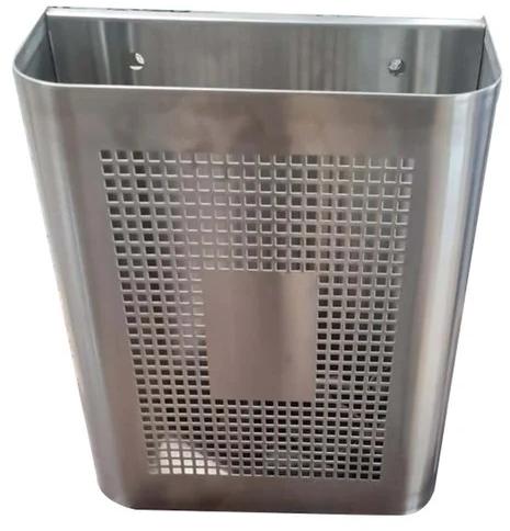 Silver Stainless Steel Dustbin, Size : 18x6x24 inch