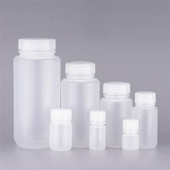 Round Plastic screw cap bottles, Pattern Plain at Best Price in Delhi