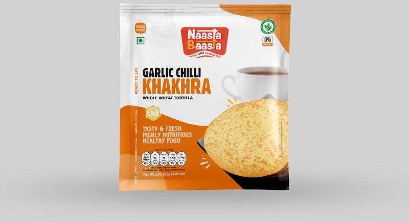 Naaasta Baasta Garlic Chilli Khakhra, Certification : FDA Certified